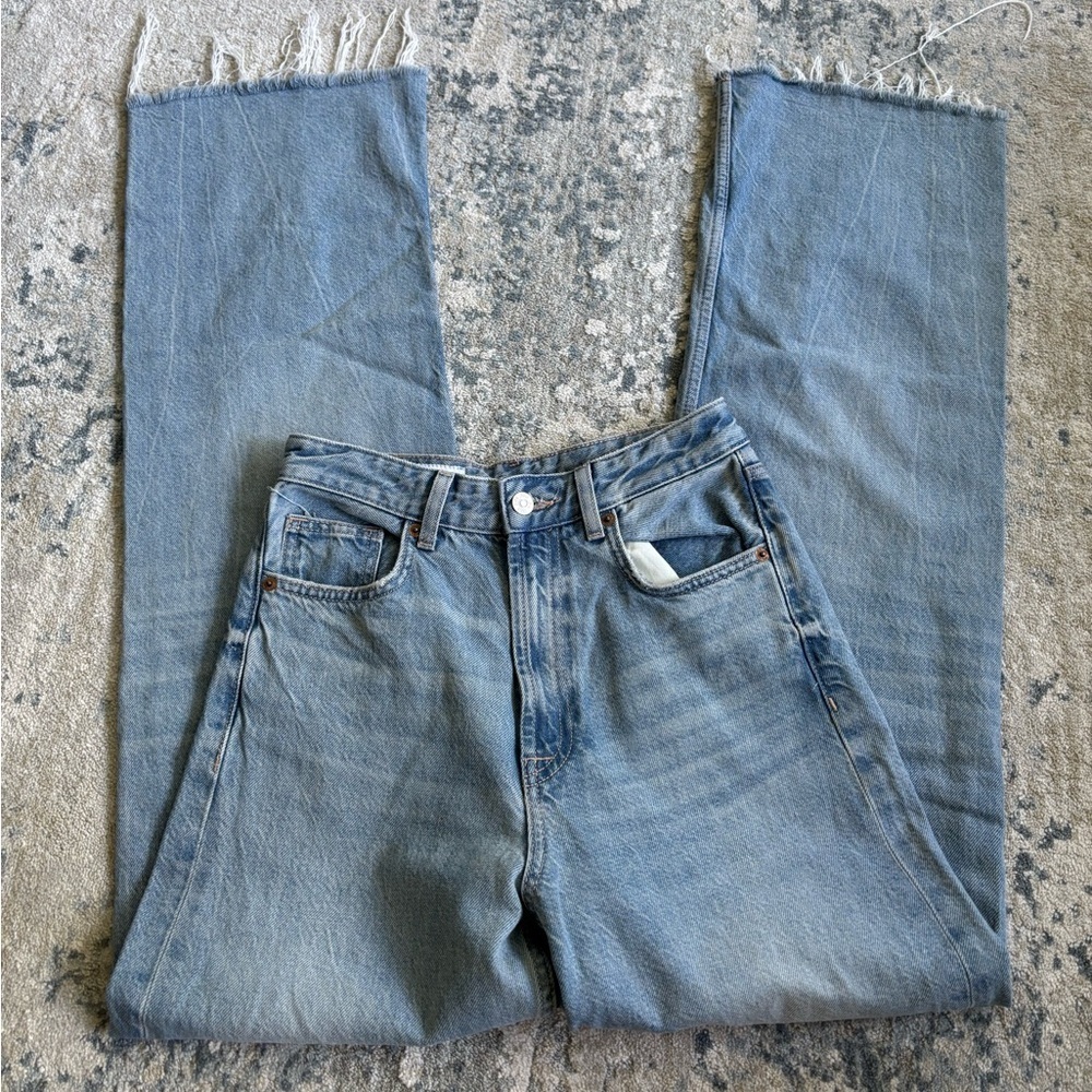 Zara Light Blue Denim Jeans